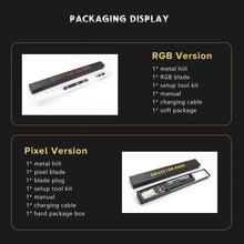 Load image into Gallery viewer, The KedStore TXQSABER Lightsaber Neo Pixel RGB Smooth Swing Metal Hilt for Heavy Dueling 12 Color Force FOC Blaster Laser Sword Jedi Toys