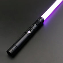 Load image into Gallery viewer, TXQSABER Lightsaber Neo Pixel RGB Smooth Swing Metal Hilt for Heavy Dueling 12 Color Force FOC Blaster Laser Sword Jedi Toys