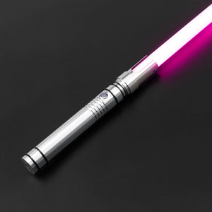 TXQSABER Lightsaber Neo Pixel RGB Smooth Swing Metal Hilt for Heavy Dueling 12 Color Force FOC Blaster Laser Sword Jedi Toys