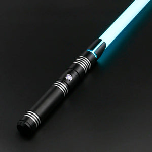 The KedStore TXQSABER Lightsaber Neo Pixel RGB Smooth Swing Metal Hilt for Heavy Dueling 12 Color Force FOC Blaster Laser Sword Jedi Toys