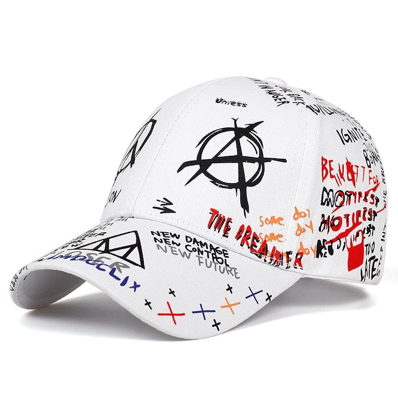 New graffiti printing baseball cap 100%cotton fashion casual hat men and women adjustable sun caps hip hop hat