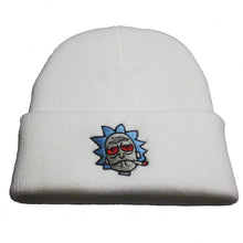 Load image into Gallery viewer, The KedStore White Hat Rick &amp; Morty Embroidery Beanie Knitted Hat