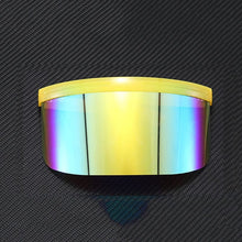 Load image into Gallery viewer, The KedStore Yellow-Yellow Mirror / SHOW AS PICTURES Oversize Shield Visor Sunglasses - ALOZ MICC