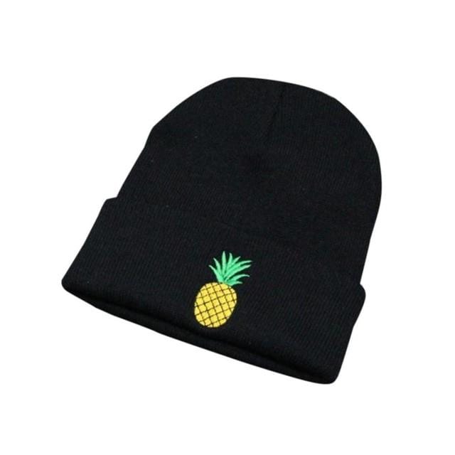 Oberlo Black Embroidered Beanie for winter and Autumn outdoor hiking cap