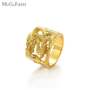 Oberlo Dragon Ring 24k Gold color | TheKedStore