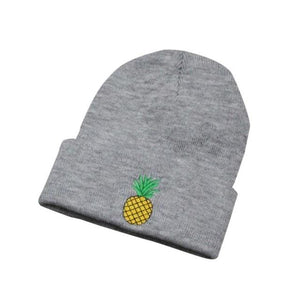 Oberlo Grey Embroidered Beanie for winter and Autumn outdoor hiking cap