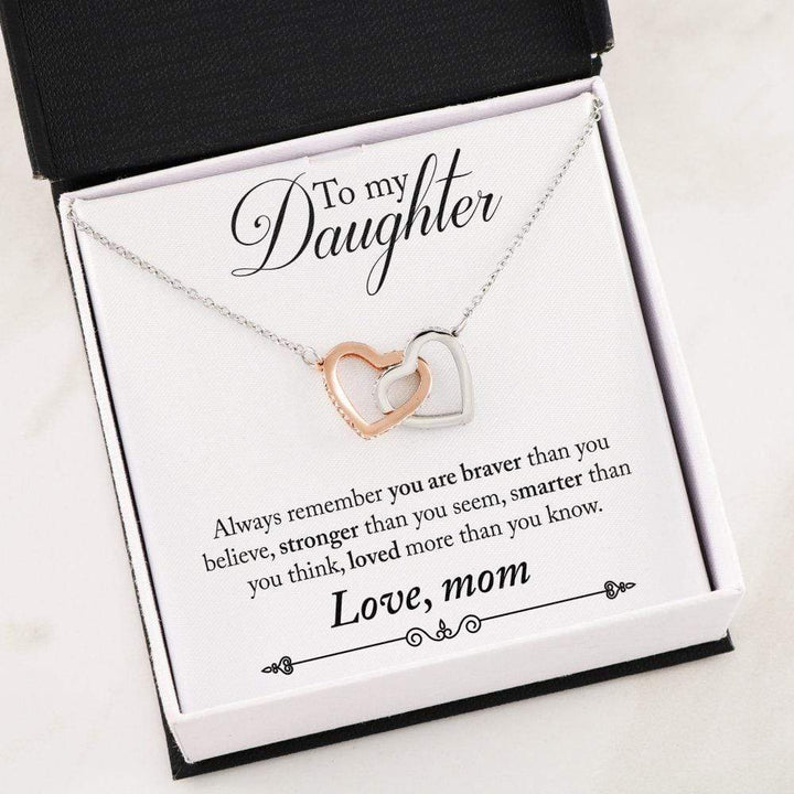 Interlocking Heart - To My Daughter