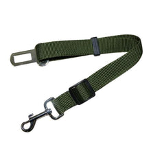 Load image into Gallery viewer, Store No. 231775 Army Green Dog Seat Belt - Adjustable