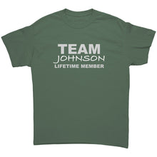 Load image into Gallery viewer, teelaunch Apparel Military Green / S Johnson T-Shirt