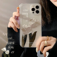 Load image into Gallery viewer, The KedStore 0 15 / For iphone 7 8 Plus For iphone 11 12 13 Mini 14 Pro Max Sweet Transparent Crystal Bow Tie Silicone Anti-drop Shell