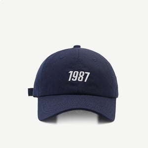 The KedStore 0 1987-deepblue Hotsale Adjustable Boys Girls Baseball Hats Male Female Baseball Cap