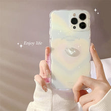 Load image into Gallery viewer, The KedStore 0 4 / For iphone 7 8 Plus For iphone 11 12 13 Mini 14 Pro Max Sweet Transparent Crystal Bow Tie Silicone Anti-drop Shell