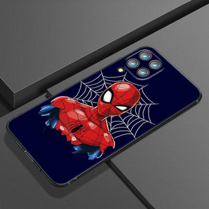 The KedStore 02 / Samsung A32 4G Spider-Man Logo Phone Case For Samsung Galaxy A21 A30 A50 A52 S A13 A22 A32 4G A23 A33 A53 A73 5G A12 A31 A51 A70 A71 A72 Cover