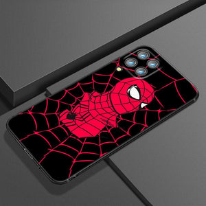 The KedStore 10 / Samsung A12 Spider-Man Logo Phone Case For Samsung Galaxy A21 A30 A50 A52 S A13 A22 A32 4G A23 A33 A53 A73 5G A12 A31 A51 A70 A71 A72 Cover