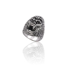 Load image into Gallery viewer, The KedStore 11 / Gorilla Head Ring Gothic Punk Stainless Steel Ring Retro Rabbit Snake Tiger Wolf Rings Skeleton Devil Evil Eye Ring