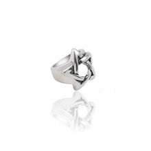 Load image into Gallery viewer, The KedStore 11 / Pentagram Gothic Punk Stainless Steel Ring Retro Rabbit Snake Tiger Wolf Rings Skeleton Devil Evil Eye Ring