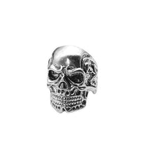 Load image into Gallery viewer, The KedStore 11 / skeleton ring Gothic Punk Stainless Steel Ring Retro Rabbit Snake Tiger Wolf Rings Skeleton Devil Evil Eye Ring