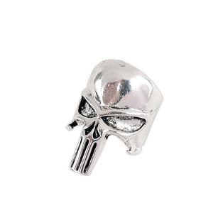 The KedStore 11 / skull head Gothic Punk Stainless Steel Ring Retro Rabbit Snake Tiger Wolf Rings Skeleton Devil Evil Eye Ring