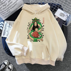The KedStore 129 / S My Neighbor Totoro Harajuku Hoodie Studio Ghibli Kawaii Sweatshirt Miyazaki Hayao - S-XXL-XXXL