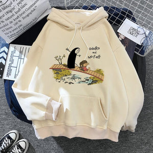 The KedStore 132 / S My Neighbor Totoro Harajuku Hoodie Studio Ghibli Kawaii Sweatshirt Miyazaki Hayao - S-XXL-XXXL