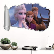 Load image into Gallery viewer, The KedStore 14251 Elsa Anna princess wall stickers Disney Frozen wall decals.