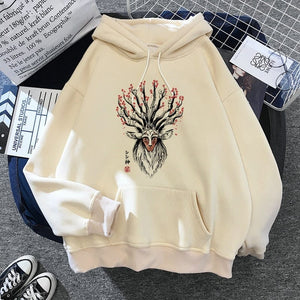 The KedStore 145 / S My Neighbor Totoro Harajuku Hoodie Studio Ghibli Kawaii Sweatshirt Miyazaki Hayao - S-XXL-XXXL