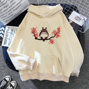 The KedStore 147 / S My Neighbor Totoro Harajuku Hoodie Studio Ghibli Kawaii Sweatshirt Miyazaki Hayao - S-XXL-XXXL