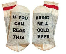 Load image into Gallery viewer, Socks If You can read this Bring Me a Glass of Wine Socks