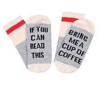 Load image into Gallery viewer, The KedStore 16 Socks If You can read this Bring Me a Glass of Wine Socks