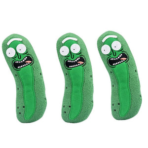 The KedStore 1pc 20cm Funny Rick And Morty Plush Toys Doll Cute Pickle Rick Plush Soft Pillow Stuffed Toys for Children Kids Christmas Gifts