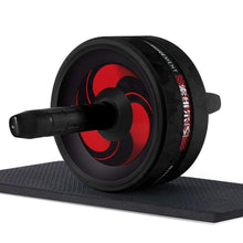 Load image into Gallery viewer, 2 in 1 ab roller &amp; jump rope, abdominal wheel with mat for your arm, waist &amp; leg exercise | TheKedStore