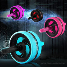 Load image into Gallery viewer, 2 in 1 ab roller &amp; jump rope, abdominal wheel with mat for your arm, waist &amp; leg exercise | TheKedStore