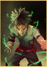 Load image into Gallery viewer, The KedStore 30X21cm / Q020 20 Janpnese Anime  My Hero Academia retro posters / wall stickers