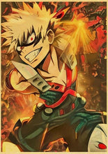 Load image into Gallery viewer, The KedStore 30X21cm / Q020 21 Janpnese Anime  My Hero Academia retro posters / wall stickers