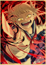 Load image into Gallery viewer, The KedStore 30X21cm / Q020 23 Janpnese Anime  My Hero Academia retro posters / wall stickers
