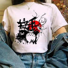 Load image into Gallery viewer, Leuke Kat T-Shirt My Neighbor Totoro Studio Ghibli Tshirt Kawaii Tee Miyazaki Hayao - R3