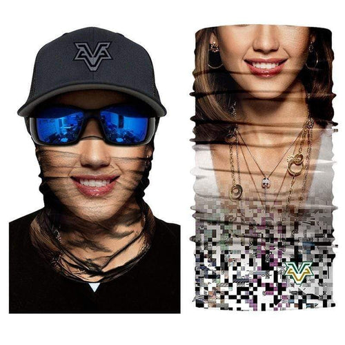 The KedStore 3D Seamless Bandana Motorcycle Face mask Ski Balaclava Neck Tube Bandanas Sports Scarf