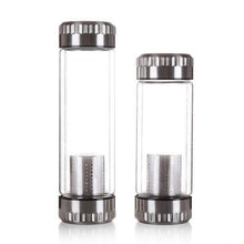Load image into Gallery viewer, Vodka, Whiskey Infuser - Double Glass Wall Bottle with Stainless Steel Infuser Filter