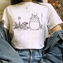 Load image into Gallery viewer, Leuke Kat T-Shirt My Neighbor Totoro Studio Ghibli Tshirt Kawaii Tee Miyazaki Hayao - R3