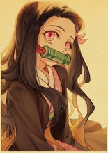 Load image into Gallery viewer, The KedStore 42X30cm / E169 11 Demon Slayer: Kimetsu no Yaiba Tanjirou Nezuko Anime Poster Kraft Paper Poster - Wall Stickers