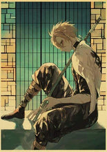 Load image into Gallery viewer, The KedStore 42X30cm / E169 19 Demon Slayer: Kimetsu no Yaiba Tanjirou Nezuko Anime Poster Kraft Paper Poster - Wall Stickers