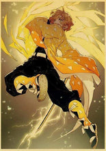 Load image into Gallery viewer, The KedStore 42X30cm / E169 22 Demon Slayer: Kimetsu no Yaiba Tanjirou Nezuko Anime Poster Kraft Paper Poster - Wall Stickers