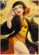 Load image into Gallery viewer, The KedStore 42X30cm / E169 9 Demon Slayer: Kimetsu no Yaiba Tanjirou Nezuko Anime Poster Kraft Paper Poster - Wall Stickers