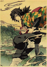 Load image into Gallery viewer, The KedStore 42X30cm / E185 12 Demon Slayer: Kimetsu no Yaiba Tanjirou Nezuko Anime Poster Kraft Paper Poster - Wall Stickers