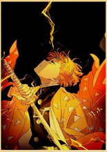 Load image into Gallery viewer, The KedStore 42X30cm / E185 15 Demon Slayer: Kimetsu no Yaiba Tanjirou Nezuko Anime Poster Kraft Paper Poster - Wall Stickers