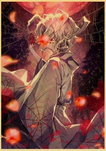 The KedStore 42X30cm / E185 21 Demon Slayer: Kimetsu no Yaiba Tanjirou Nezuko Anime Poster Kraft Paper Poster - Wall Stickers