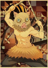 Load image into Gallery viewer, The KedStore 42X30cm / E185 22 Demon Slayer: Kimetsu no Yaiba Tanjirou Nezuko Anime Poster Kraft Paper Poster - Wall Stickers