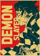 Load image into Gallery viewer, The KedStore 42X30cm / E185 5 Demon Slayer: Kimetsu no Yaiba Tanjirou Nezuko Anime Poster Kraft Paper Poster - Wall Stickers