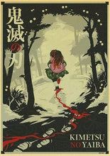 Load image into Gallery viewer, The KedStore 42X30cm / E185 7 Demon Slayer: Kimetsu no Yaiba Tanjirou Nezuko Anime Poster Kraft Paper Poster - Wall Stickers