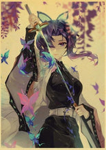 Load image into Gallery viewer, Demon Slayer: Kimetsu no Yaiba Tanjirou Nezuko Anime Poster Kraft Paper Poster - Wall Stickers